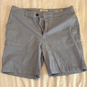Men's Light Blue Cotton Shorts - Goodfellow (Target Brand) - Size 30 - 7” Inseam